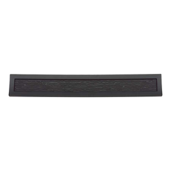 Primitive 5-1/16 Inch Center to Center Black Cabinet Pull