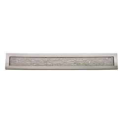 Primitive 5-1/16 Inch Center to Center Brushed Nickel Cabinet Pull