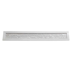 Primitive 5-1/16 Inch Center to Center Champagne Cabinet Pull