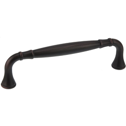 Traditional 5-1/32 Inch Center to Center Bar Pulls with Oil-Rubbed Bronze Finish