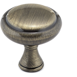 Traditional 1-1/4 Inch Diameter Knobs with Antigue English Finish