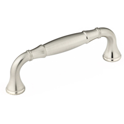 Traditional 3 Inch Center to Center Bar Pulls with Nickel Finish