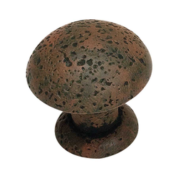 Olde World 1-3/8 Inch Diameter Rust Cabinet Knob