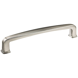 Transitional 5-1/32 Inch Center to Center Bar Pulls, Brushed Nickel