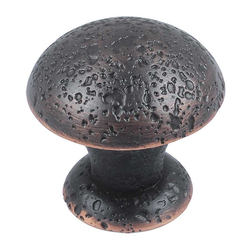 Olde World 1-3/8 Inch Diameter Venetian Bronze Cabinet Knob