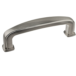 Transitional 3 Inch Center to Center Bar Pulls, Brushed Nickel