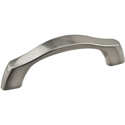 Contemporary 3 Inch Center to Center Bar Pulls with Nickel Finish