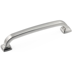 Transitional 5-1/32 Inch Center to Center Bar Pulls, Brushed Nickel