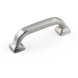 Transitional 3 Inch Center to Center Bar Pulls, Brushed Nickel