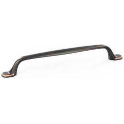 Traditional 10-1/8 Inch Center to Center Bar Pulls with Oil-Rubbed Bronze Finish