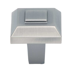 Trocadero 1 Inch Diameter Pewter Cabinet Knob