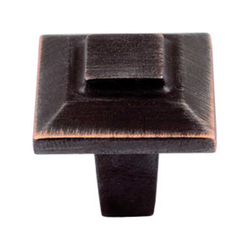 Trocadero 1 Inch Diameter Venetian Bronze Cabinet Knob