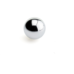 Traditional 1-9/16 Inch Diameter Metal Knobs with Chrome Finish