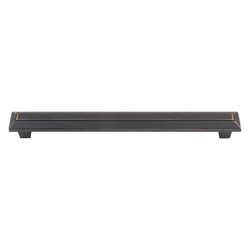 Trocadero 7-9/16 Inch Center to Center Venetian Bronze Cabinet Pull