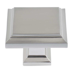 Sutton Place 1-1/4 Inch Diameter Brushed Nickel Cabinet Knob