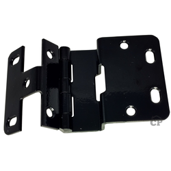 30% OFF #374 Five Knuckle Overlay Institutional Hinge, Gloss Black