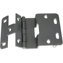 #376 Five Knuckle Overlay Institutional Hinge, Dull Chrome