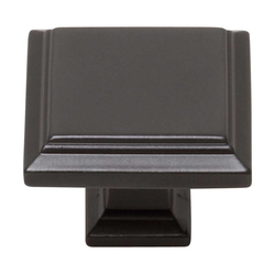 Sutton Place 1-1/4 Inch Diameter Modern Bronze Cabinet Knob