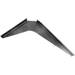 Work Station Bracket 15 Inch by 21 Inch Stainless Steel, Per Pair