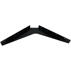 Work Station Bracket 18 by 24 Inch Black, Per Pair