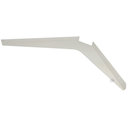 Work Station Bracket 18 Inch by 24 Inch White, Per Pair