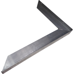 Counter Support Bracket 18 Inch by 24 Inch Powdercoat Chrome Finish