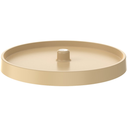 18 Inch Diameter Value Line Full Circle Lazy Susan Shelf Only, Bottom Mount Post Sold Seperate, Almond
