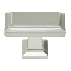Sutton Place 1-7/16 Inch Diameter Brushed Nickel Cabinet Knob