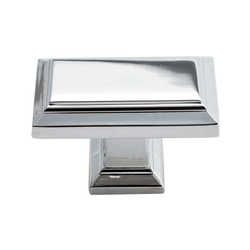 Sutton Place 1-7/16 Inch Diameter Polished Chrome Cabinet Knob