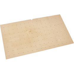 22% OFF Large 39 x 21 Inch Peg Board, Natural Wood