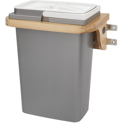 33% OFF 8 Quart Door Mount Swing-Out Bathroom/Vanity Waste Container, Min. Cabinet Opening: 12" Wide, Natural