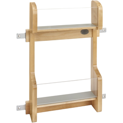 35% OFF 15-11/16 Inch Width Cabinet Door Wood Storage Organizational Rack for Bathroom Vanity for 15 Inch Vanity Base Cabinets, Natural