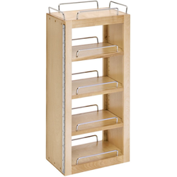12"W x 25 Inch Height Single Base Cabinet Swing Out Center Divider Unit (Center Divider Not Included), Min. Cabinet Opening: 12-1/8"W x 7 5/8"D x 25-1/8"H