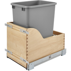 22% OFF 35 Quart Undermount Double Trash Pull-Out Waste Container with Blum Tandem and Blumotion Soft-Close Slides , Min. Cabinet Opening: 12" Wide, Natural