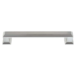 Sutton Place 5-1/16 Inch Center to Center Brushed Nickel Cabinet Pull