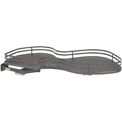 The Cloud 1 Tier Blind Corner Organizer, Blind Right, Min. Cabinet Opening 18 Inch Wide x 8 Inch High, Orion Gray