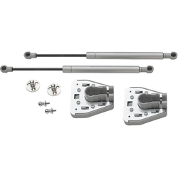 Rev-A-Shelf 5372-SC-KIT-2, Two-Tier Soft-Close Kit for 5372 Series Organizers, Chrome