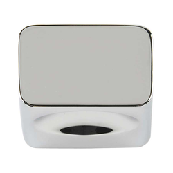 Element 1 Inch Diameter Polished Chrome Cabinet Knob