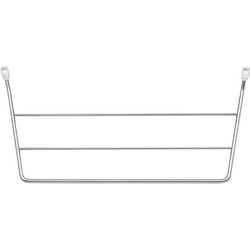 12.75W x 3.5D x 6.5H Inch Door Mount Towel Holder, Chrome