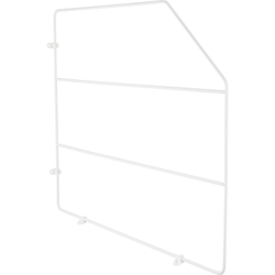 18 Inch High Wire Tray Dividers with Clips for Kitchen Cabinets, White, Min. Cabinet Opening: 4" W x 20-1/8" D x 18-1/8" H