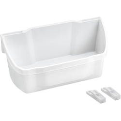 29% OFF 7-7/8 Inch Width 2 Shelf Kitchen Cabinet Door Storage Set with Mounting Hardware, White, Min. Cabinet Opening: 9"W x 4-3/8"D x 3-3/4"H