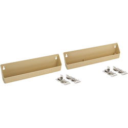 14 Inch Polymer Tip-Out Accessory Trays, Almond