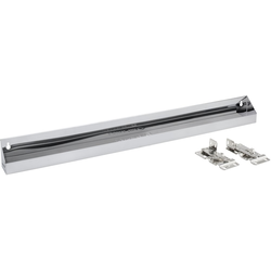  Stainless Steel Tip-Out Tray including Hinges for 33-1/4 Inch Minimum Cabinet Opening Width, 31 Inch Length x 2.13 Inch Deep x 3 Inch Height, Silver 