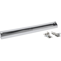  Stainless Steel Soft Close Tip-Out Tray including Hinges for 33-1/4 Inch Minimum Cabinet Opening Width, 31 Inch Length x 2.13 Inch Deep x 3 Inch Height, Silver 