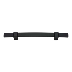 Buckle Up 5-1/16 Inch Center to Center Black Cabinet Pull