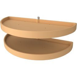 17% OFF Rev-A-Shelf 6882-39-15-570, 39 Inch Diameter Half Moon Pivot and Slide 2 Shelf Blind Corner Lazy Susan, Almond, Min. Cabinet Opening: 19-1/4 Inch Width