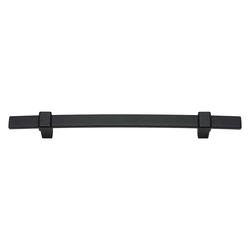 Buckle Up 6-5/16 Inch Center to Center Black Cabinet Pull