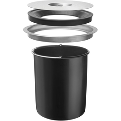 11 Liter Counter Built-In Waste Container, Min. Cabinet Opening: 12-3/8" Wide, Stainless