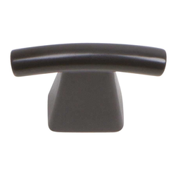 Fulcrum 1-1/2 Inch Diameter Champagne Cabinet Knob