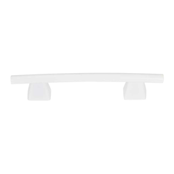 Fulcrum 3 Inch Center to Center White Gloss Cabinet Pull